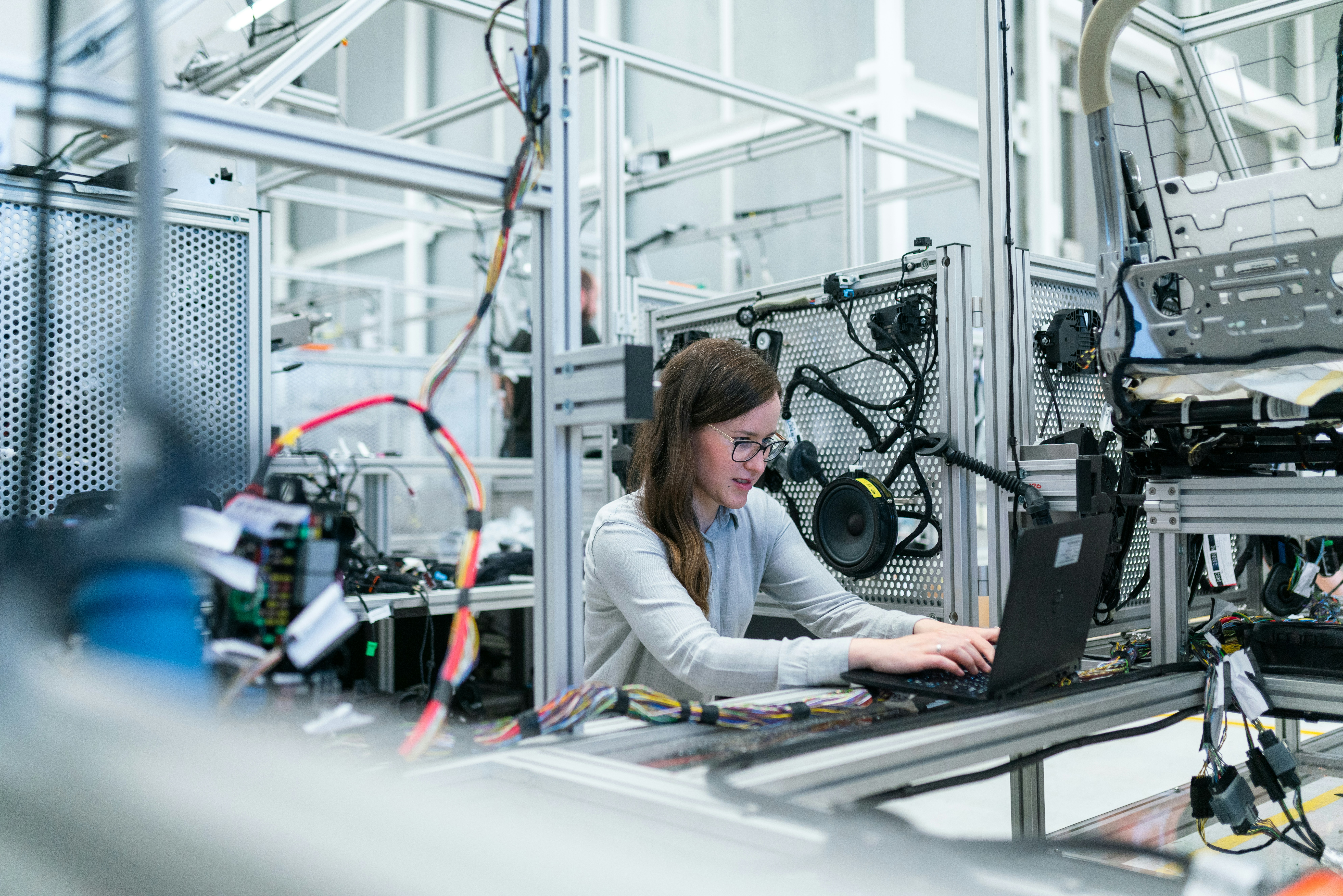 Sarah, a manufacturing engineer